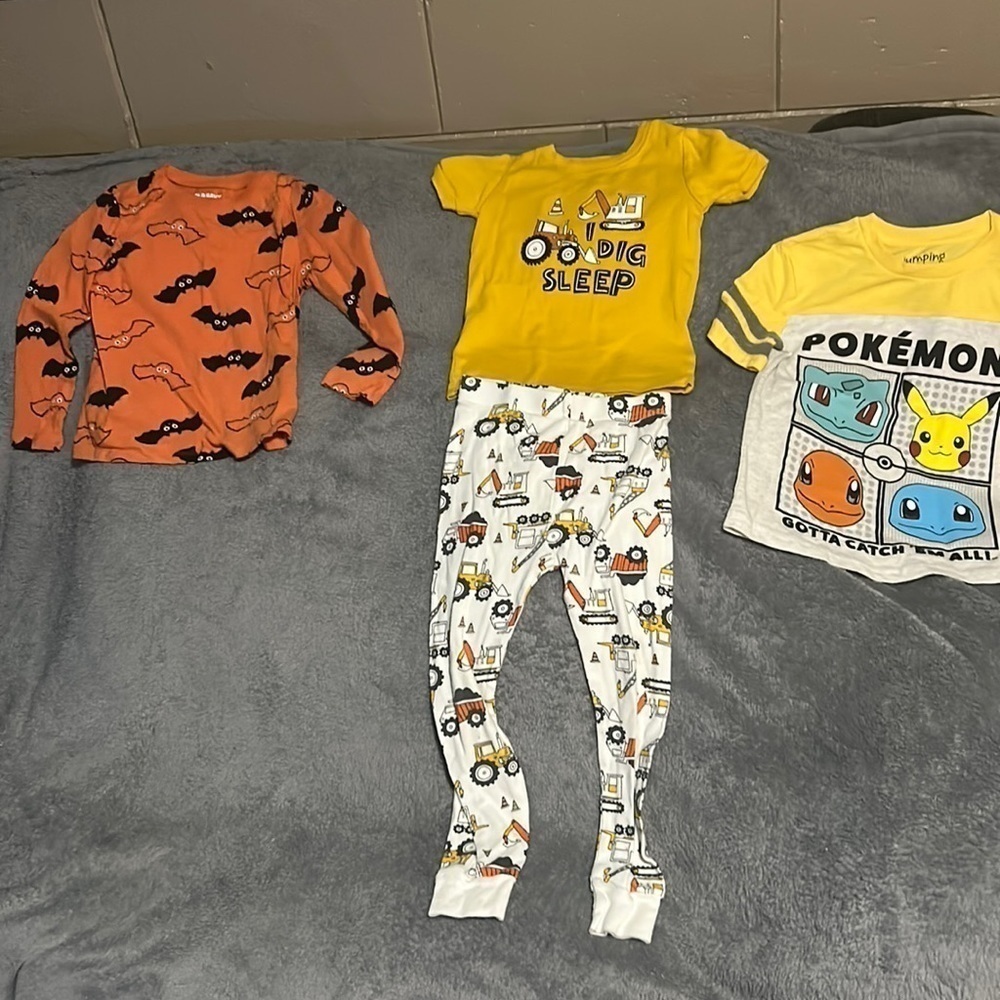 Boys shirts and pajamas